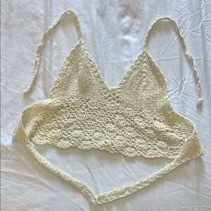 Handmade crotchet halter top